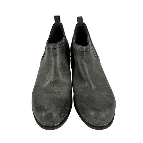 Dansko Harlene Ankle Boots Waxy Burnished Gray Booties - Picture 2 of 5